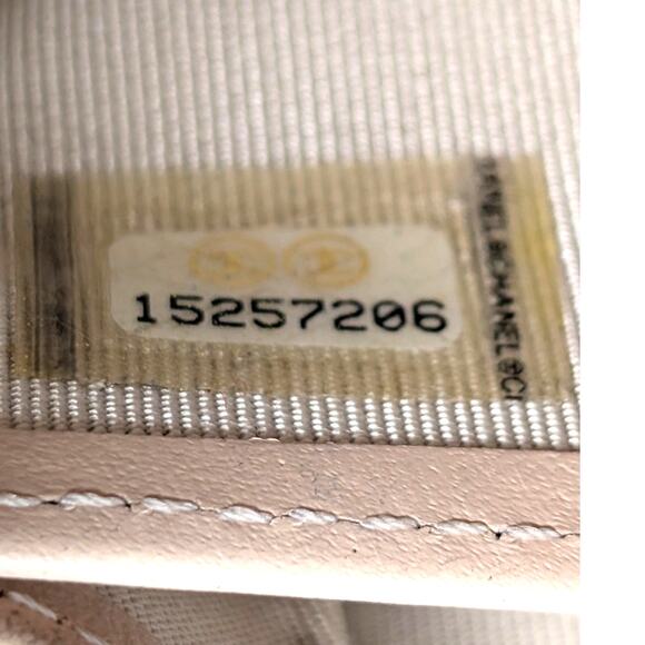 Chanel Beige Caviar Leather Zip Wallet Series 15 Diamond Quilted CC Logo - Picture 6 of 11